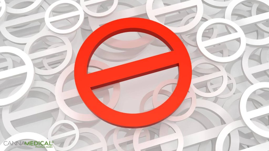 rotes Verbotszeichen